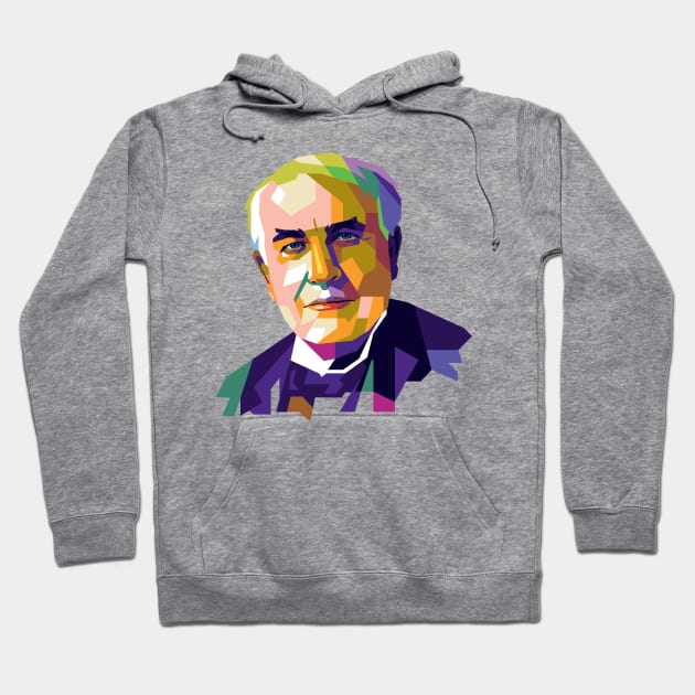 Thomas Edison Hoodie by ifatin